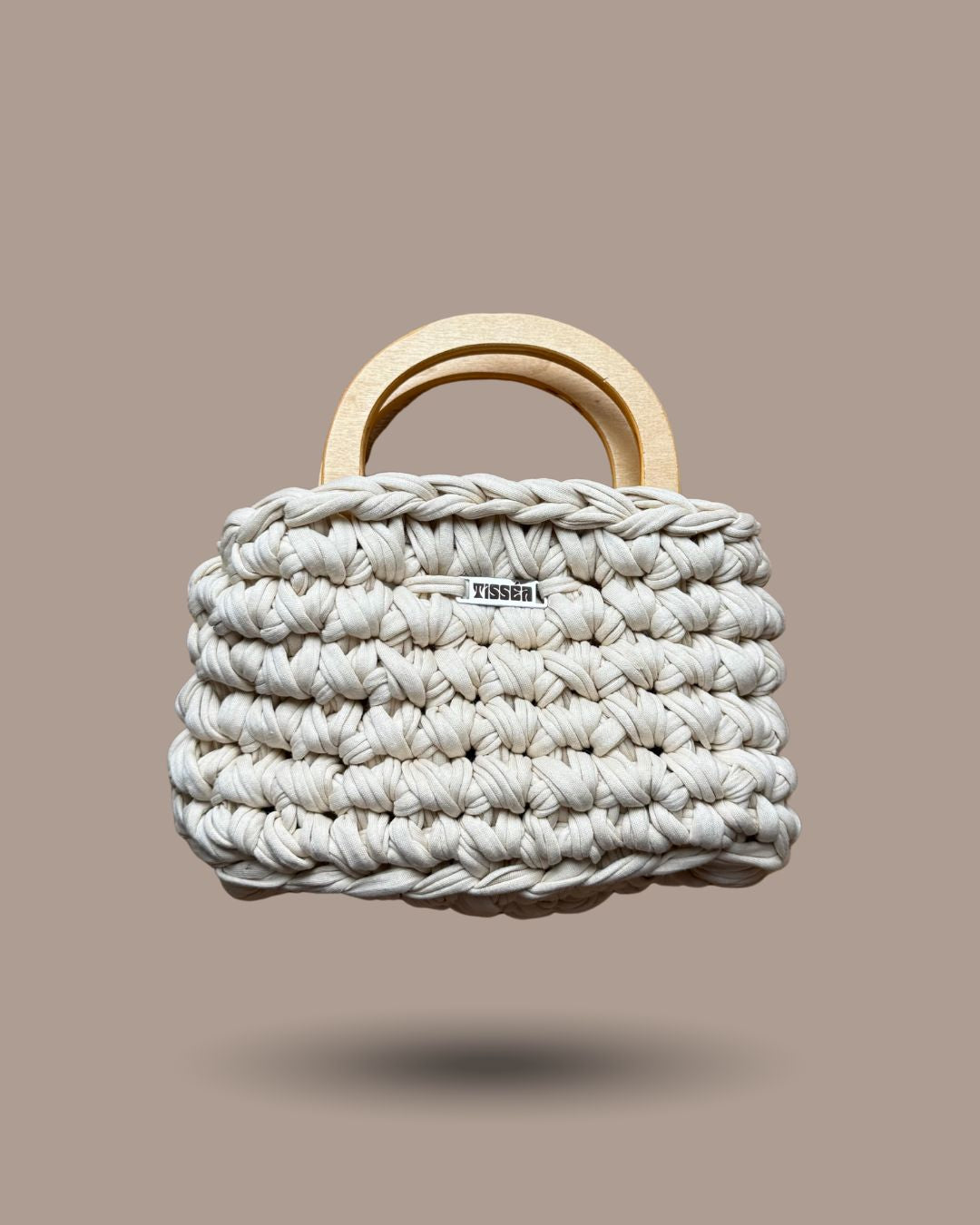 Mini Mia Beige Anses Bois